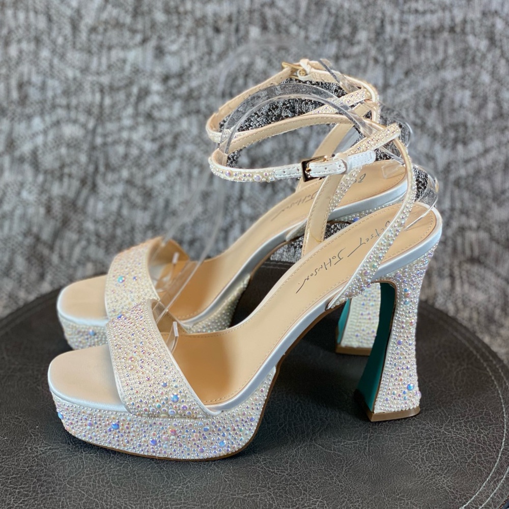 Betsey Johnson Beth Platform Heel Sandal Women's 10